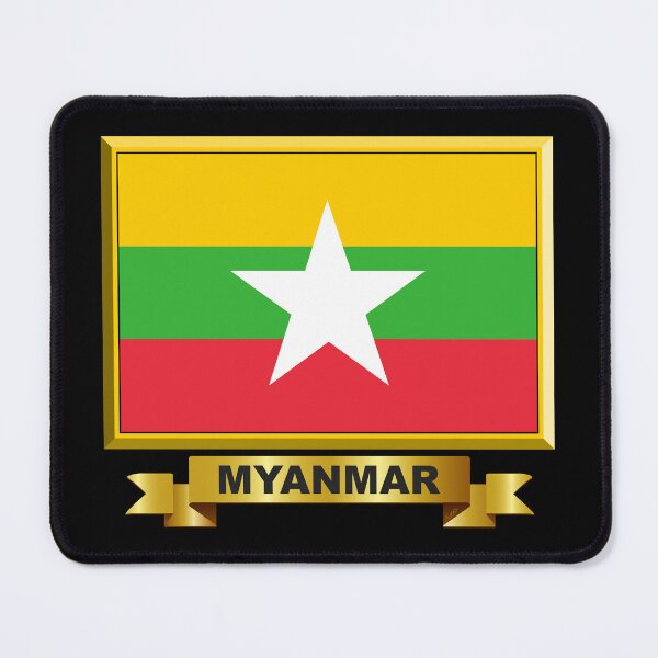 Item preview, MYANMAR Flag Gifts, Stickers & Products (N) designed and sold by mpodger.