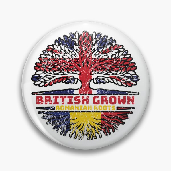 Item preview, Romania Romanian Uk United Kingdom British Tree Roots Flag designed and sold by FlagX.