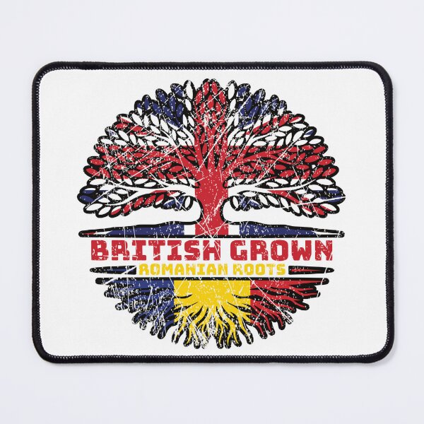Item preview, Romania Romanian Uk United Kingdom British Tree Roots Flag designed and sold by FlagX.