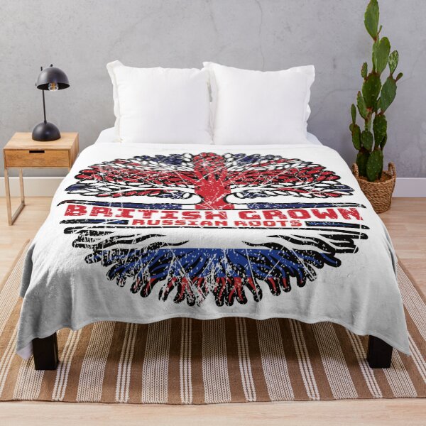 Item preview, Russia Russian Uk United Kingdom British Tree Roots Flag designed and sold by FlagX.