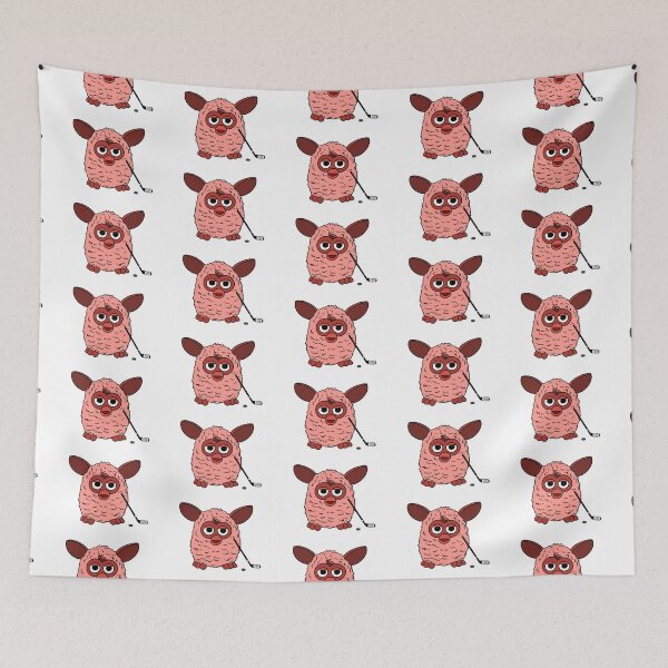 Item preview, Cherry Red Ice Hockey Player Furby designed and sold by Animals-by-JB.