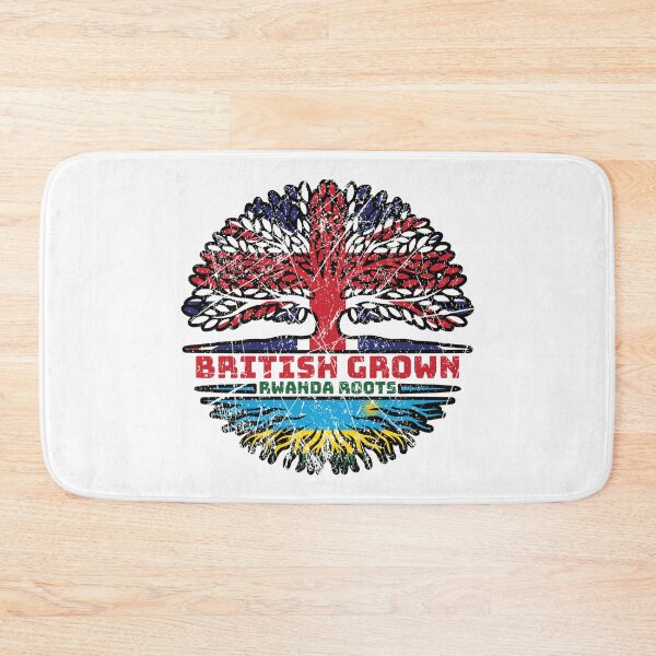 Item preview, Rwanda Rwandan British UK Tree Roots Flag designed and sold by FlagX.