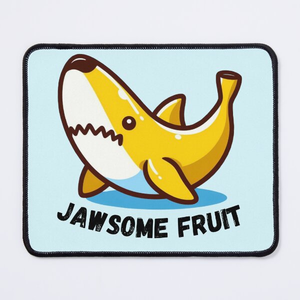 Item preview, Jawsome fruit - cute banana shark designed and sold by Funny-Banana.