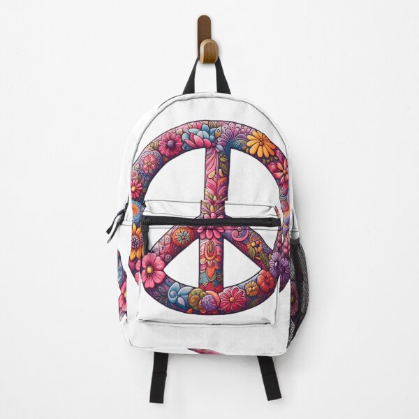 Artikelvorschau, Flower Power: Friedliche Vergangenheit entworfen und verkauft von AI-Only Creations.