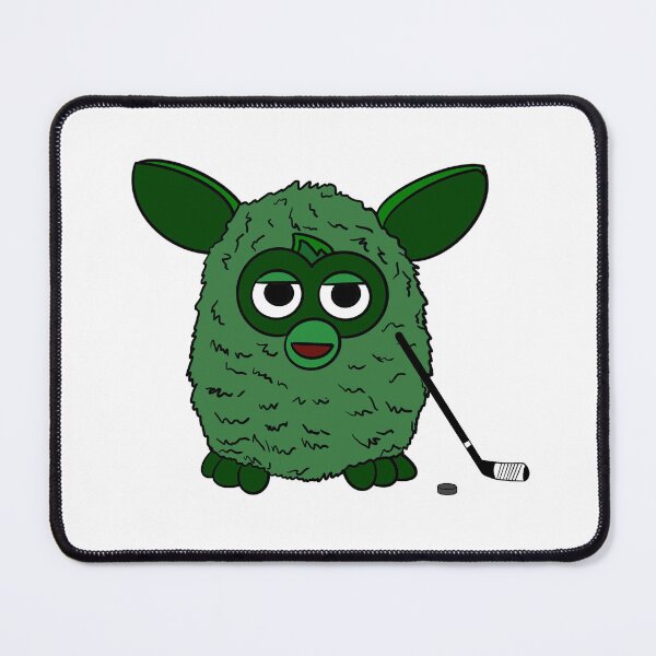 Item preview, Forest Green Ice Hockey Player Furby designed and sold by Animals-by-JB.