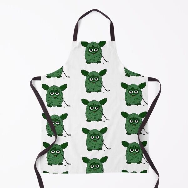 Item preview, Forest Green Ice Hockey Player Furby designed and sold by Animals-by-JB.