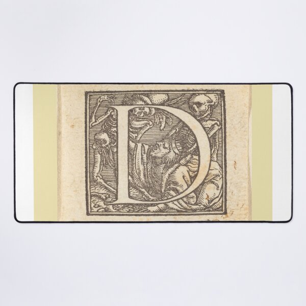 Item preview, Capital D, Dance of Death Alphabet designed and sold by TheBreezyCat.