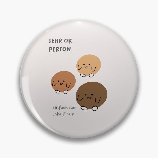 Item preview, SEHR IN ORDNUNG. Nur "okay" sein | Motivation and Inspiration | Cute Character Illustrations | Simple Design designed and sold by RM-Journey.