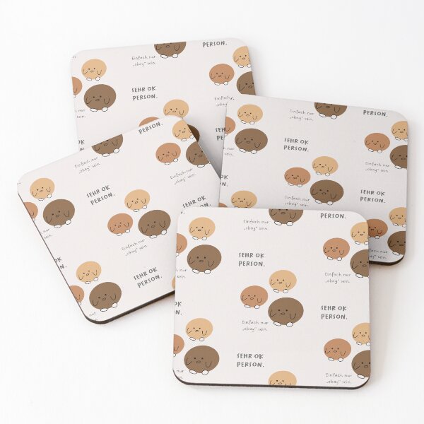 Item preview, SEHR IN ORDNUNG. Nur "okay" sein | Motivation and Inspiration | Cute Character Illustrations | Simple Design designed and sold by RM-Journey.