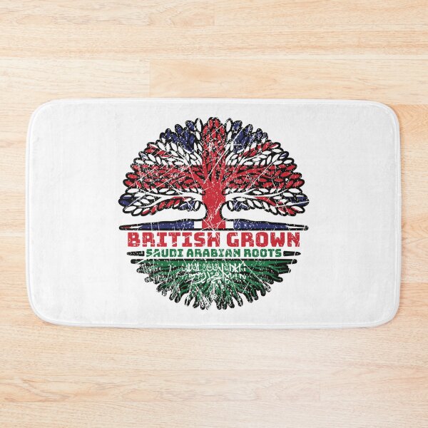 Item preview, Saudi Arabia Saudi Arabian Uk United Kingdom British Tree Roots Flag designed and sold by FlagX.