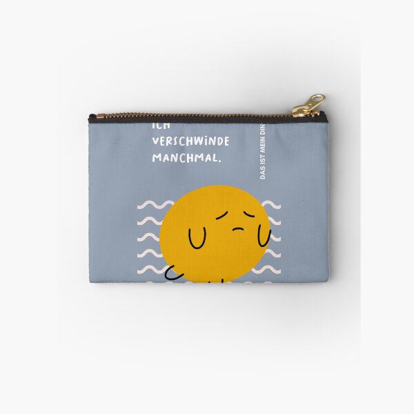 Item preview, Ich verschwinde manchmal. Das ist mein Ding | Cute Character Illustrations | Funny Design designed and sold by RM-Journey.