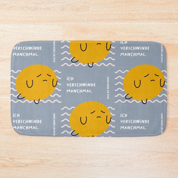 Item preview, Ich verschwinde manchmal. Das ist mein Ding | Cute Character Illustrations | Funny Design designed and sold by RM-Journey.