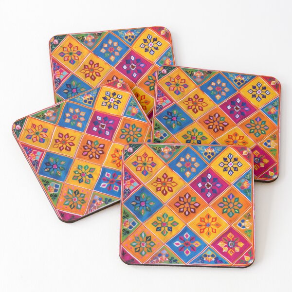 Item preview, Punjabi phulkari inspired design designed and sold by CulturalVibes.