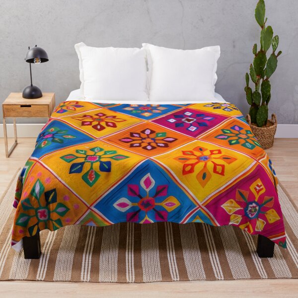 Item preview, Punjabi phulkari inspired design designed and sold by CulturalVibes.