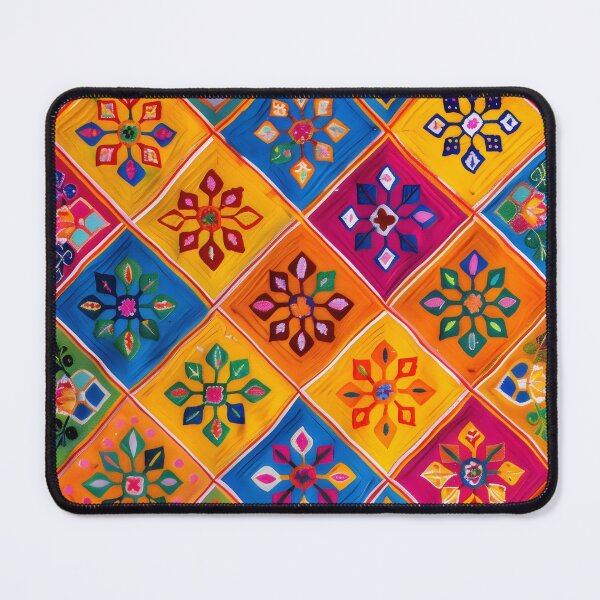 Item preview, Punjabi phulkari inspired design designed and sold by CulturalVibes.