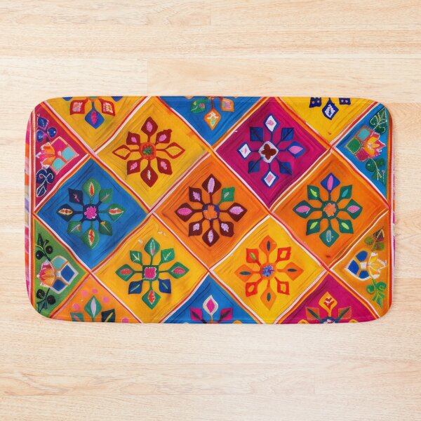 Item preview, Punjabi phulkari inspired design designed and sold by CulturalVibes.