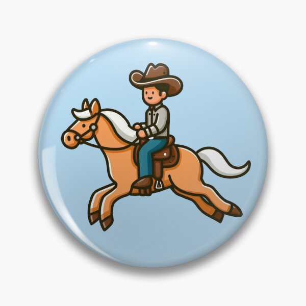 Item preview, Stylized Cowboy on Horseback Riding - Western designed and sold by Shtex.