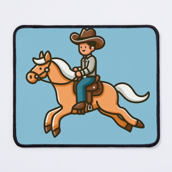 Item preview, Stylized Cowboy on Horseback Riding - Western designed and sold by Shtex.