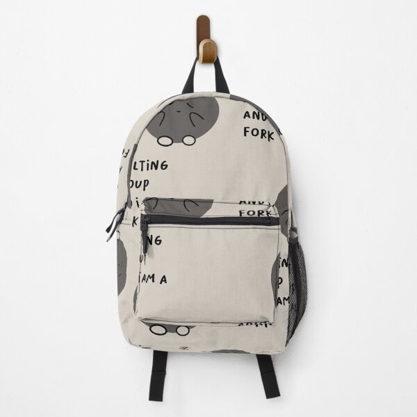 Item preview, Adulting Is Soup and I Am a Fork | Cute Character Illustrations | Funny Design designed and sold by RM-Journey.
