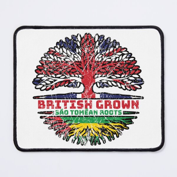 Item preview, Sao Tome and Principe Sao Tomean British UK Tree Roots Flag designed and sold by FlagX.