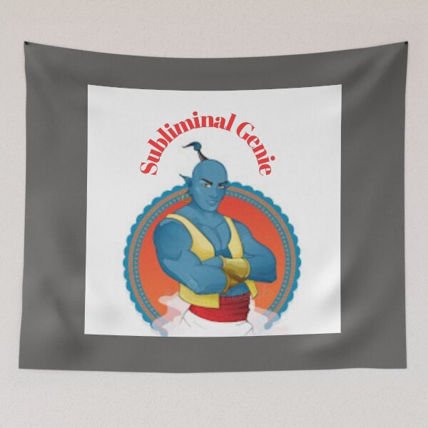 Item preview, "Subliminal Genie Affirmation T-Shirt: Empower Your Mind!" designed and sold by Mrpalaad.