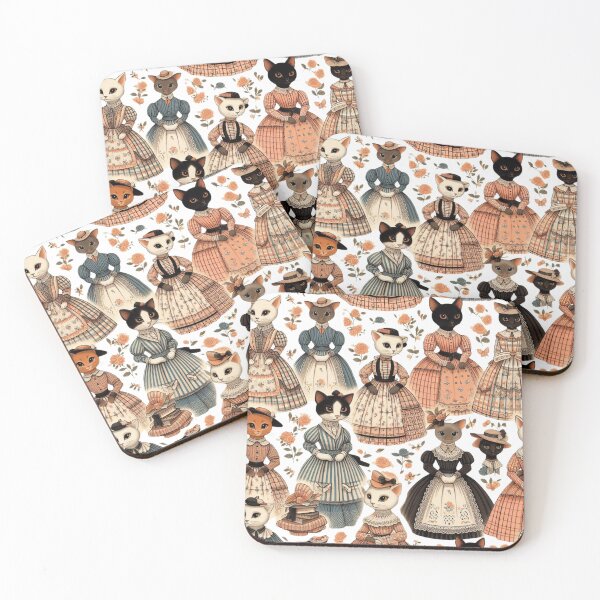 Item preview, Fashionable Felines | Cats Dressed to Purrfection in Stylish Frocks designed and sold by litchick1977.
