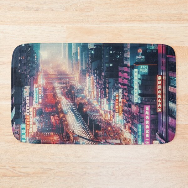 Item preview, Streams of light in the night city designed and sold by Cerberus-Art.