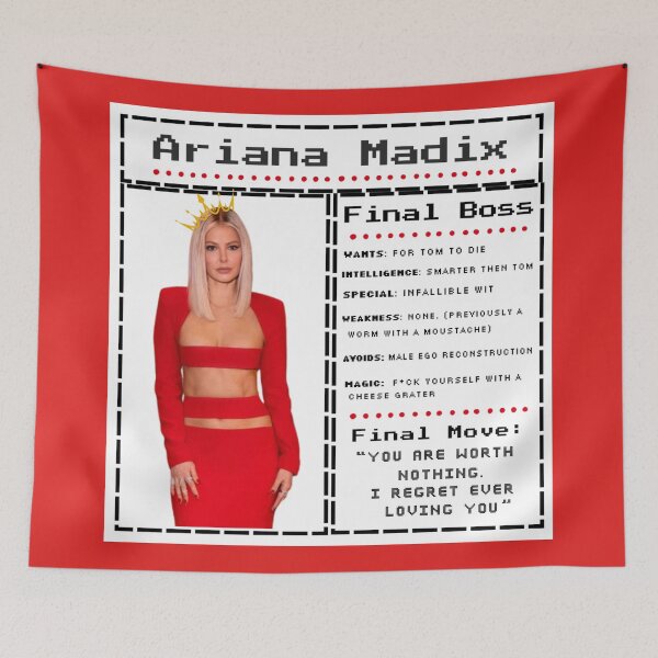 Item preview, Ariana Madix Character Stats - ORIGINAL CREATED BY CRUSHART1 designed and sold by CrushArt1.