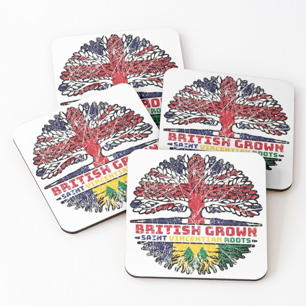 Item preview, Saint Vincent and the Grenadines Saint Vincentian British UK Tree Roots Flag designed and sold by FlagX.