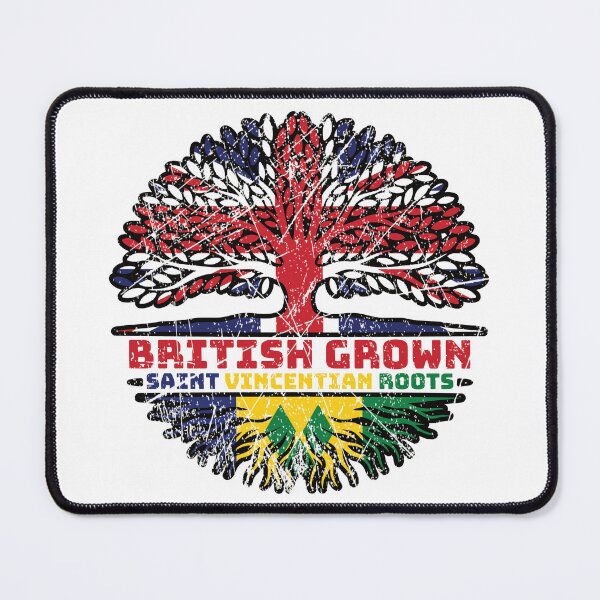 Item preview, Saint Vincent and the Grenadines Saint Vincentian British UK Tree Roots Flag designed and sold by FlagX.