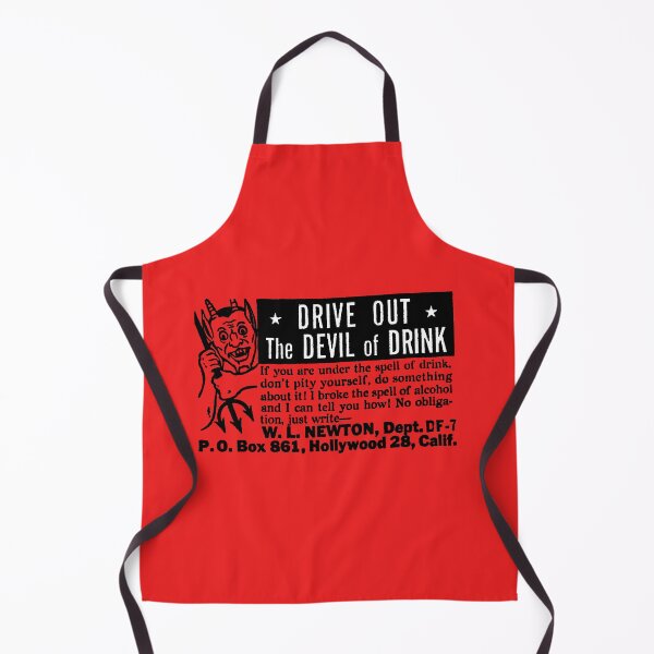 Item preview, DRIVE OUT THE DEVIL OF DRINK designed and sold by ThrowbackAds.