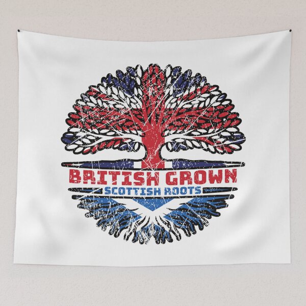Item preview, Scottish Scotland Uk United Kingdom British Tree Roots Flag designed and sold by FlagX.