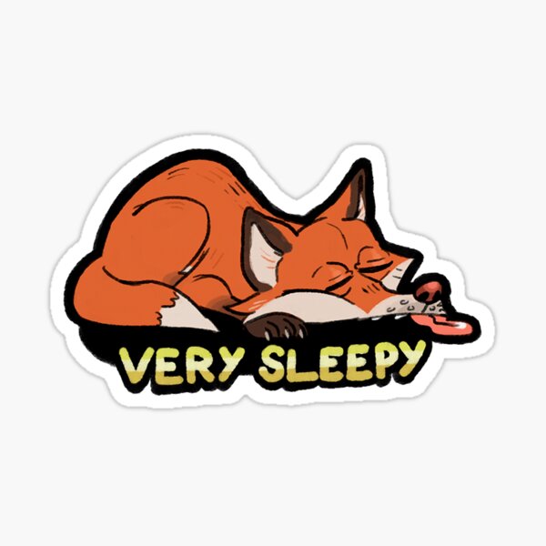 Item preview, Tired Fox designed and sold by GuaxRacc.