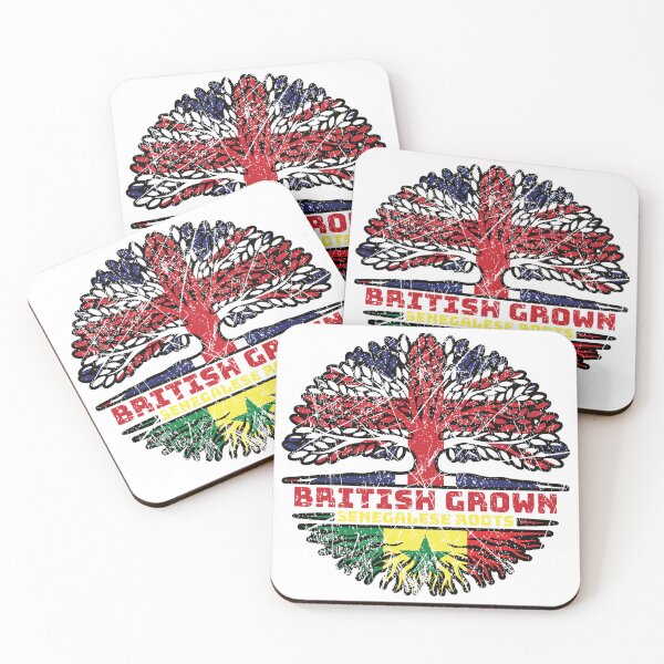 Item preview, Senegal Senegalese Uk United Kingdom British Tree Roots Flag designed and sold by FlagX.