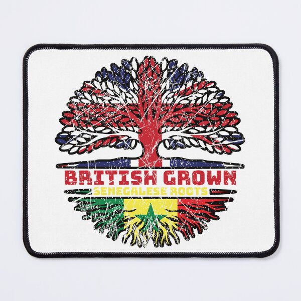 Item preview, Senegal Senegalese Uk United Kingdom British Tree Roots Flag designed and sold by FlagX.