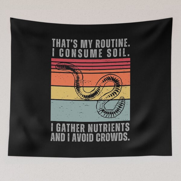 Item preview, Earthworm Retro Sunset designed and sold by AussieWonders.