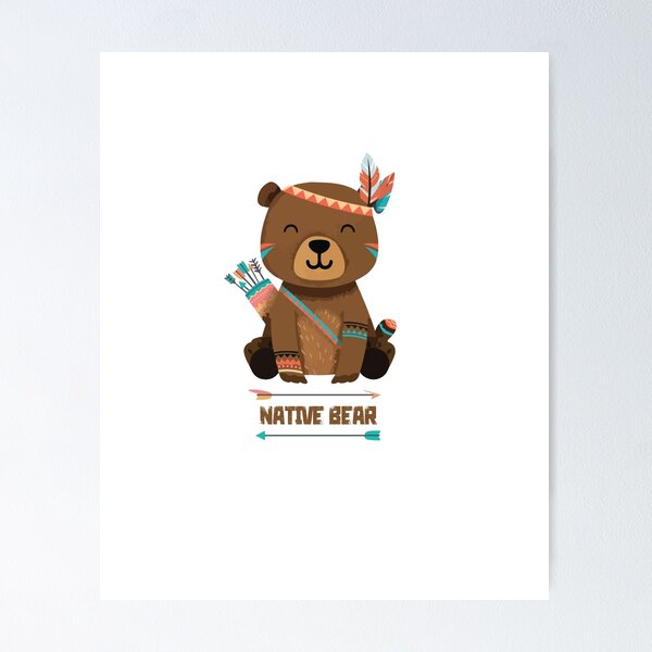 Item preview, Native Bear designed and sold by Felinefinesse.