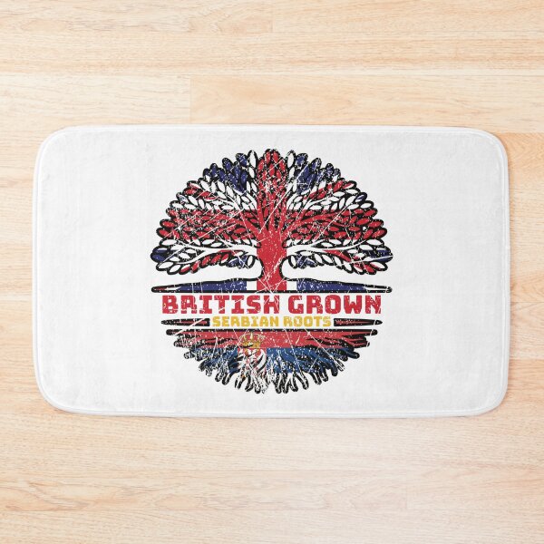 Item preview, Serbian Serbia Uk United Kingdom British Tree Roots Flag designed and sold by FlagX.