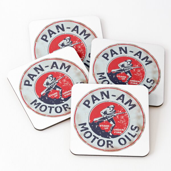 Item preview, Pan-Am Motor Oils real vintage sign - United States designed and sold by PIXEL POP DESIGNS - Beyond the Norm!.
