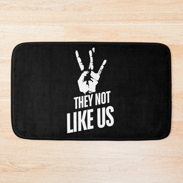 Item preview,  They Not Like Us White Hip Hop Music Quote | Kendrick music designed and sold by Zuriel Hargrove.