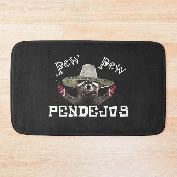 Item preview, PEW PEW Pendejos - Funny Raccoon Meme designed and sold by DragonScar.