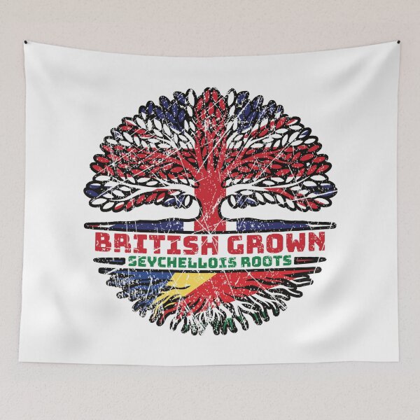 Item preview, Seychelles Seychellois British UK Tree Roots Flag designed and sold by FlagX.