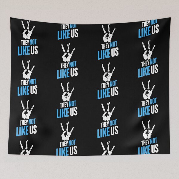 Item preview, They Not Like Us Sky Blue Hip Hop Music Quote | Kendrick music designed and sold by Zuriel Hargrove.