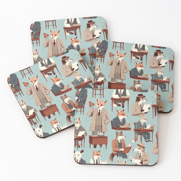 Item preview, Elegant Animal Pattern | Sophisticated Critters for Office Spaces designed and sold by litchick1977.