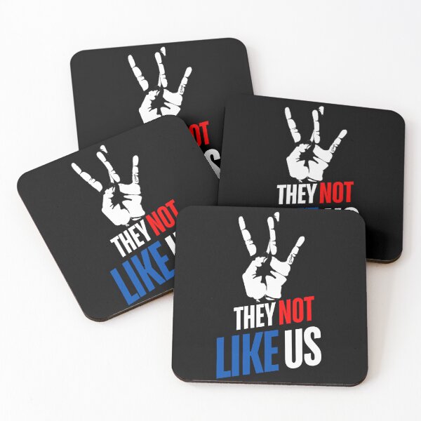Item preview, They Not Like Us Red Blue Hip Hop Music Quote | Kendrick music designed and sold by Zuriel Hargrove.