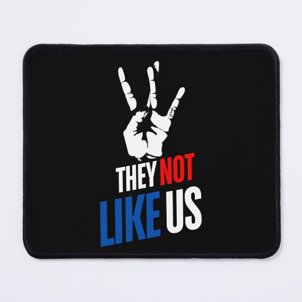 Item preview, They Not Like Us Red Blue Hip Hop Music Quote | Kendrick music designed and sold by Zuriel Hargrove.