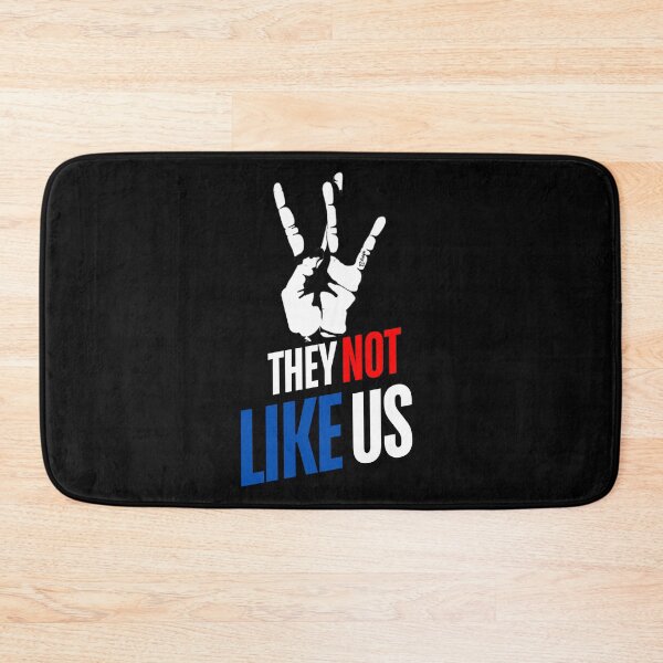Item preview, They Not Like Us Red Blue Hip Hop Music Quote | Kendrick music designed and sold by Zuriel Hargrove.