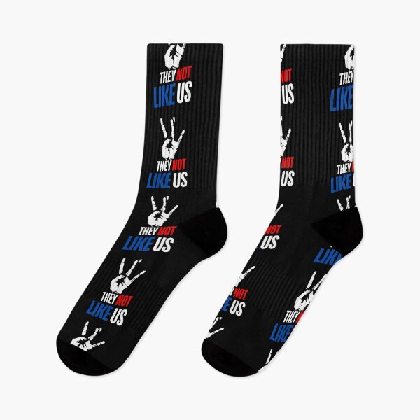 Item preview, They Not Like Us Red Blue Hip Hop Music Quote | Kendrick music designed and sold by Zuriel Hargrove.