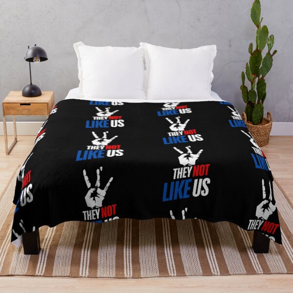 Item preview, They Not Like Us Red Blue Hip Hop Music Quote | Kendrick music designed and sold by Zuriel Hargrove.