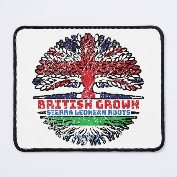 Item preview, Sierra Leone Sierra Leonean Uk United Kingdom British Tree Roots Flag designed and sold by FlagX.